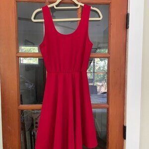 NWT Size Medium Red Frock Dress